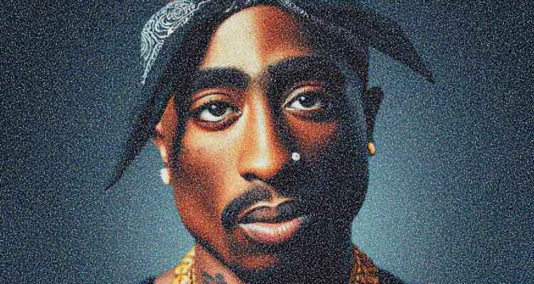 Computerbeeld van rapper 2Pac
