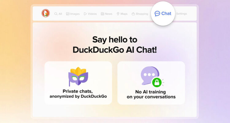 Chat AI via DuckDuckGo
